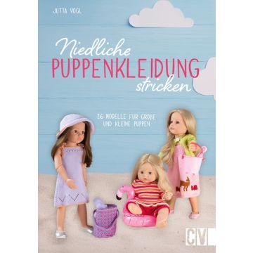 NIEDLICHE PUPPENKLEIDUNG STRICKEN